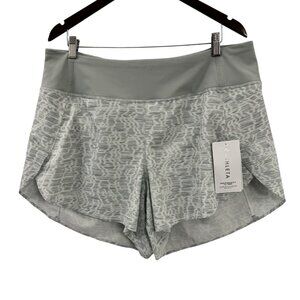 Athleta Shorts Womens 1X Printed Run With It Short Gray Athletic Training
